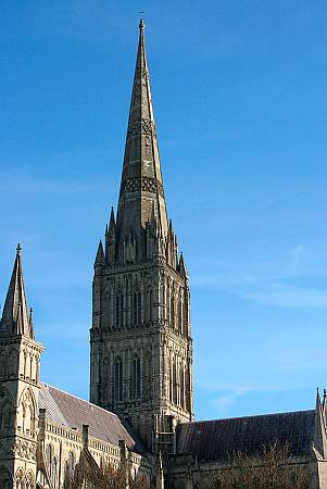 Salisbury Cathedral - The Tower and Spire